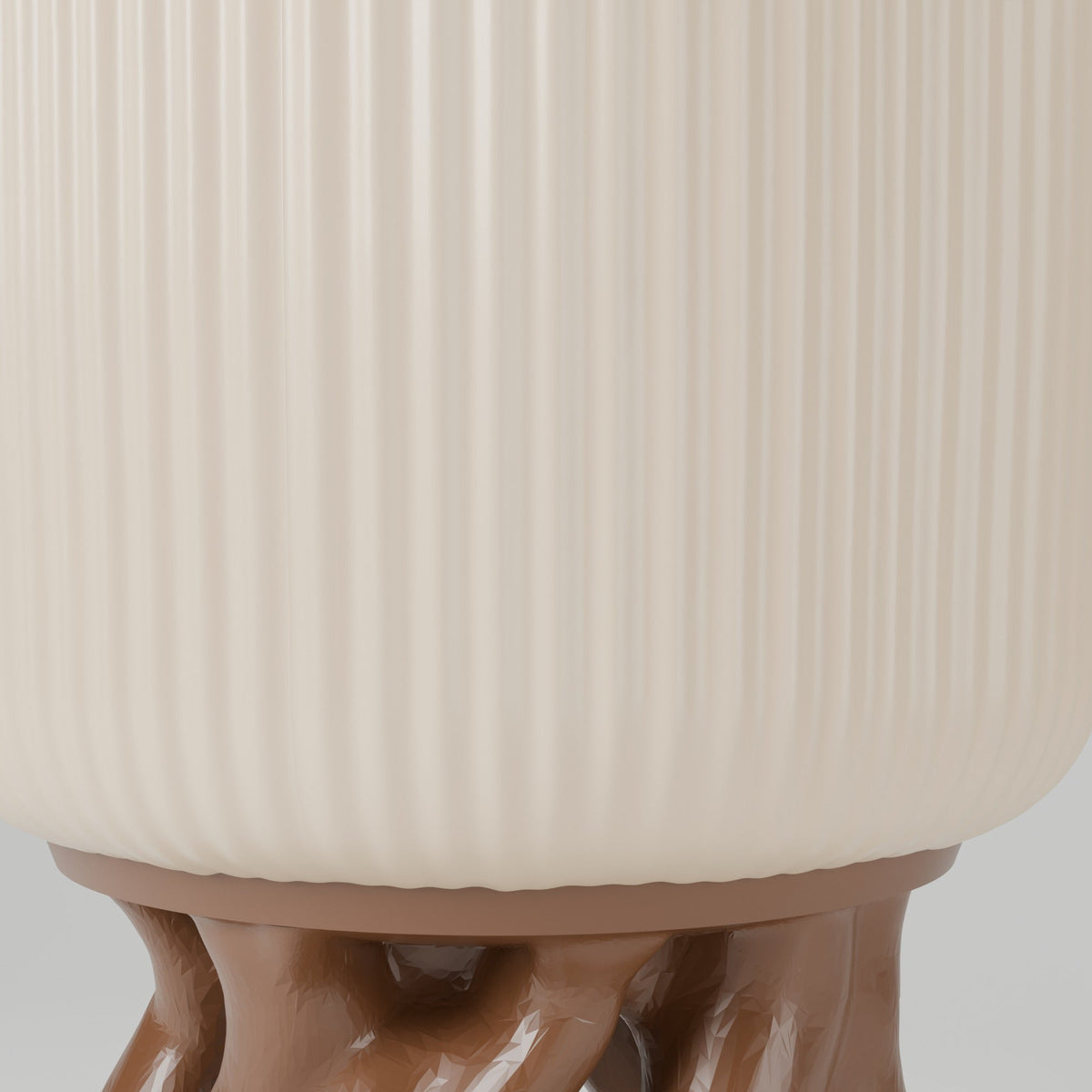 Tree Root Planter – Ribbed Pot on Twisting Root Stand - Northern Foundry