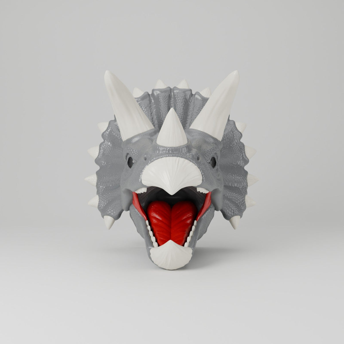 Triceratops Head Wall Mount – Dinosaur Headset & Controller Holder - Northern Foundry