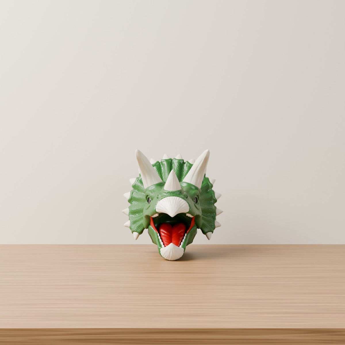 Triceratops Head Wall Mount – Dinosaur Headset & Controller Holder - Northern Foundry
