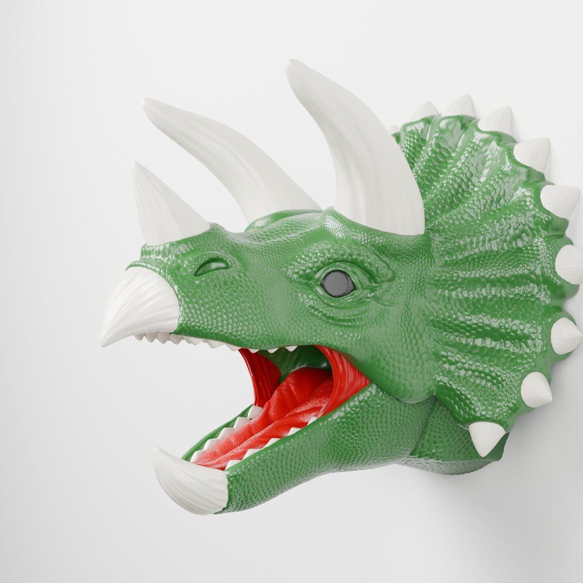 Triceratops Head Wall Mount – Dinosaur Headset & Controller Holder - Northern Foundry