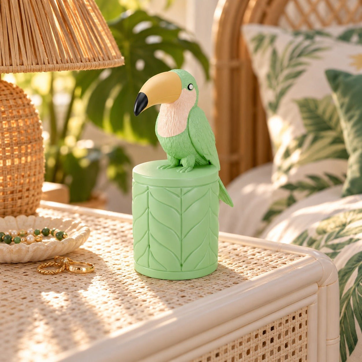 Tropical Toucan Jewelry Box – Bird-Topped Trinket Box - Northern Foundry