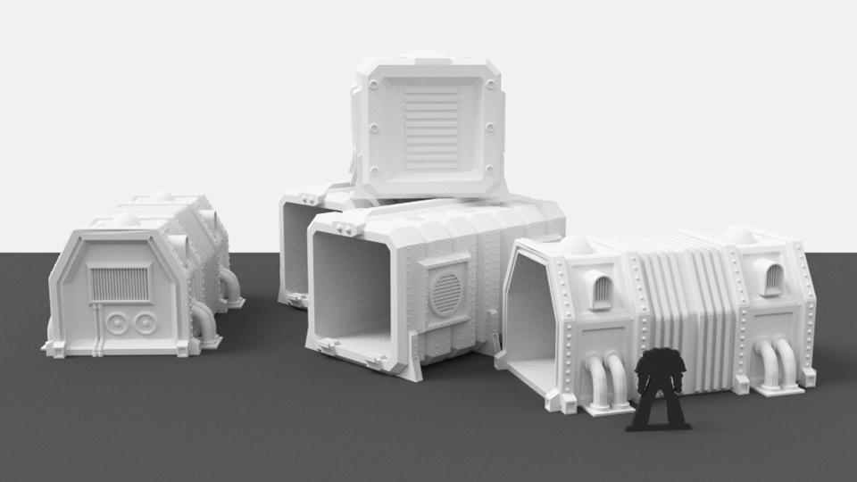 Tycho Starport Cargo Docks - Northern Foundry