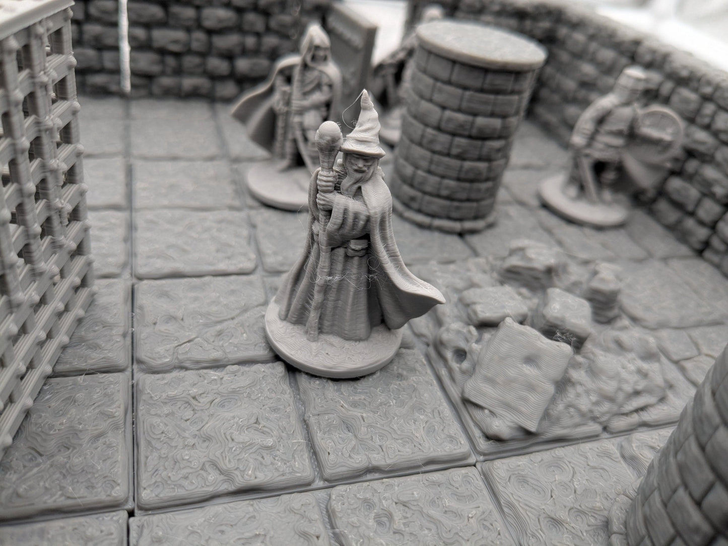 Ultimate Dungeon Starter Set — 80+ Piece Dragonlock Modular Terrain Bundle — DnD & Pathfinder Rooms with Bonus Miniatures