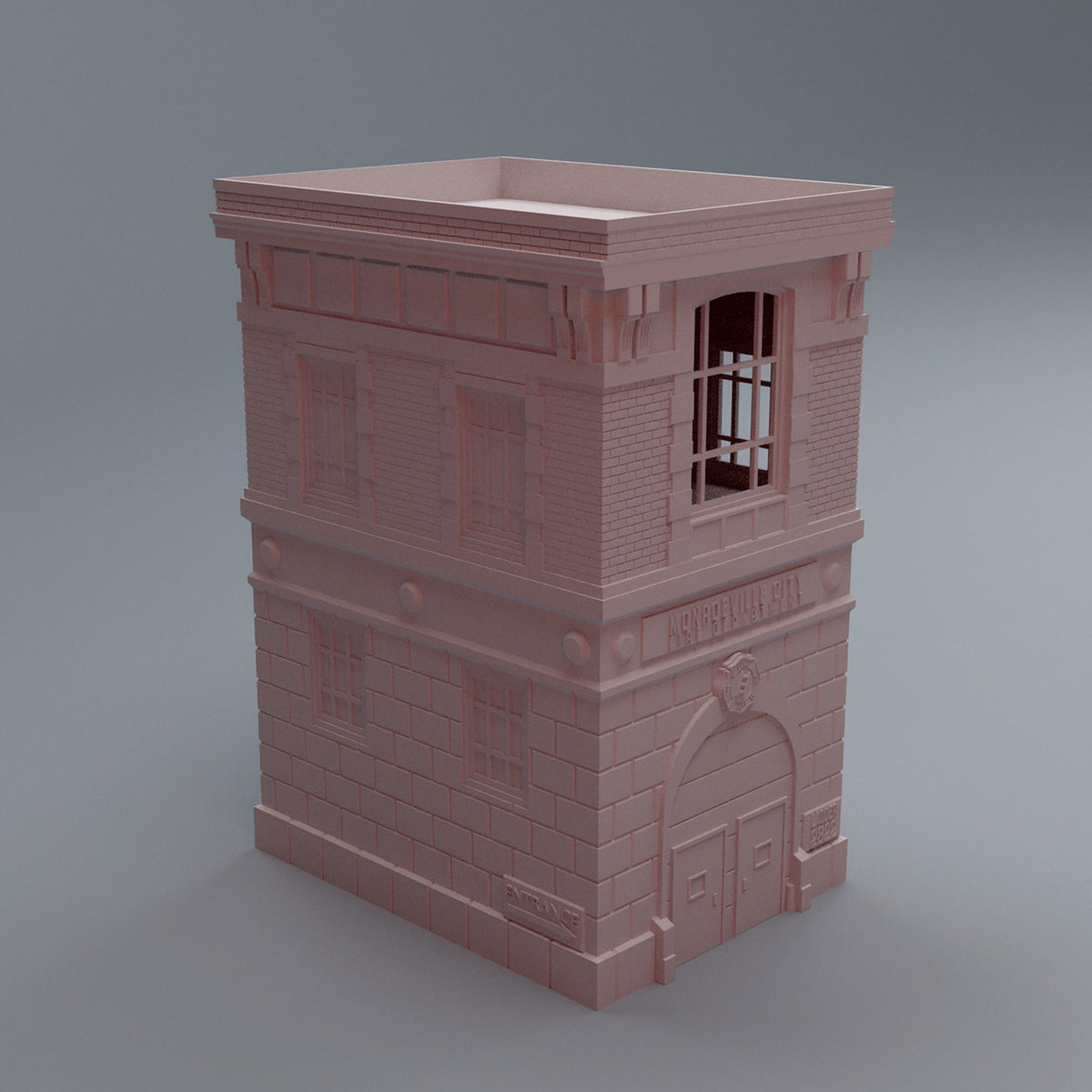 Urban Firehouse – Modern City Fire Station Terrain (28mm) - Northern Foundry