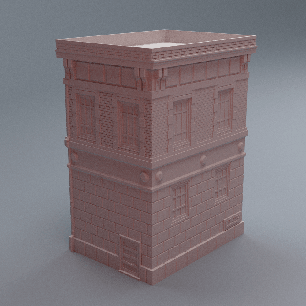 Urban Firehouse – Modern City Fire Station Terrain (28mm) - Northern Foundry
