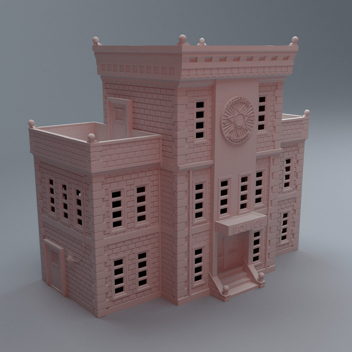 Urban Police Station – Large Modern City Terrain (28mm) - Northern Foundry