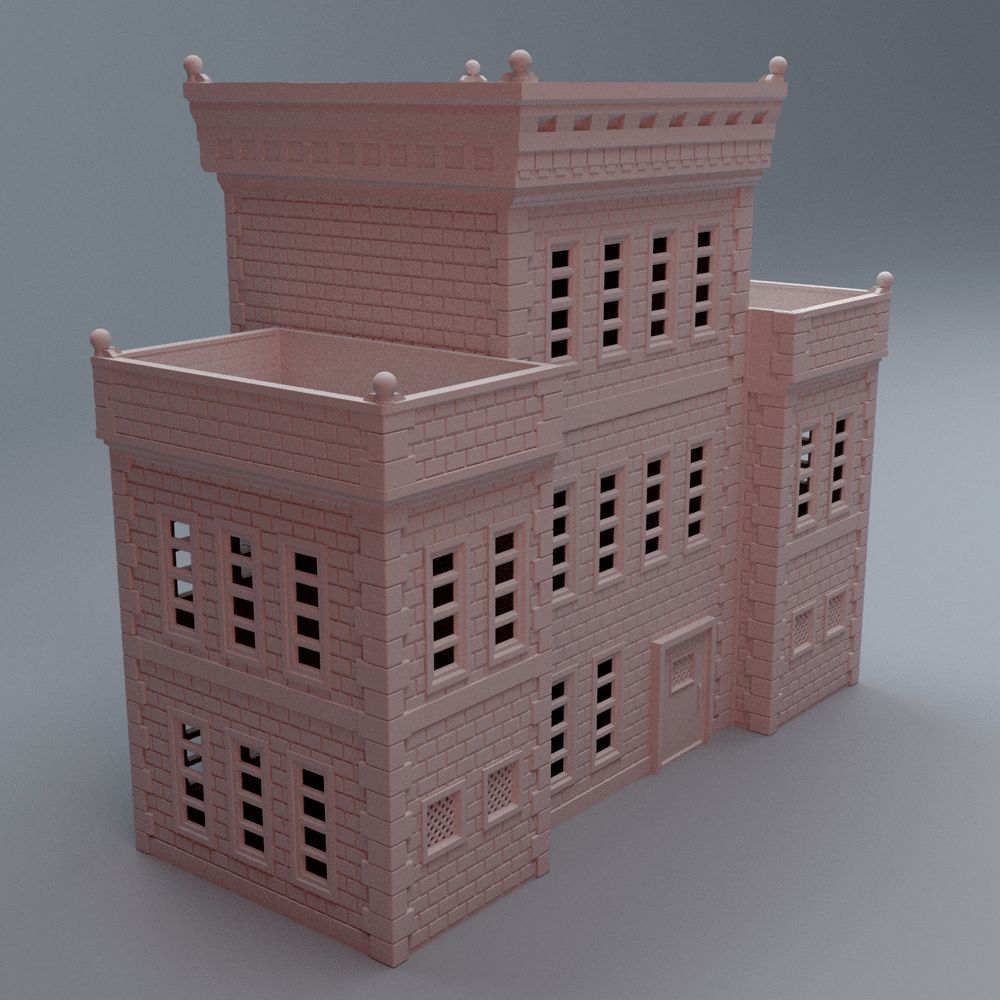 Urban Police Station – Large Modern City Terrain (28mm) - Northern Foundry