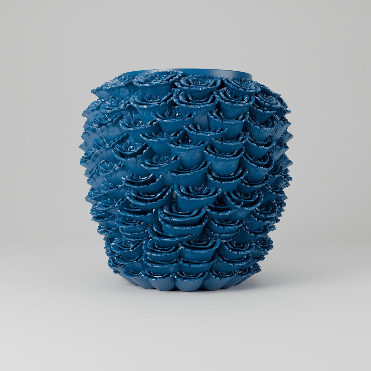 Velora Rose Vase – Sculpted Rose Cluster Flower Vase - Northern Foundry