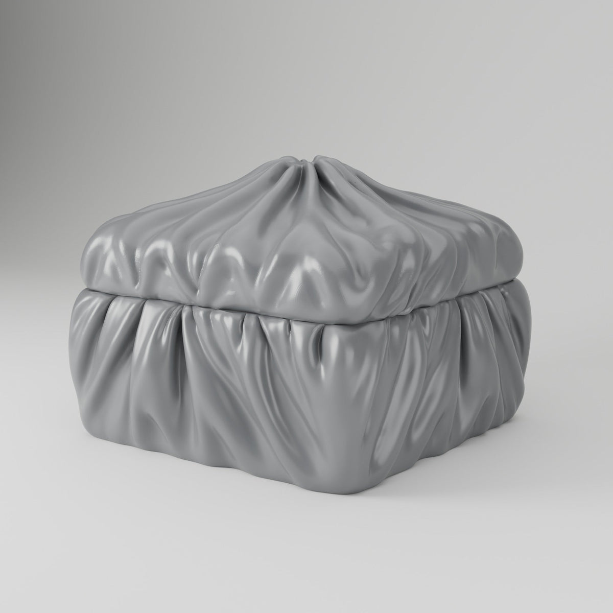 Velvet Fold Box – Draped Fabric Trinket & Jewelry Box - Northern Foundry
