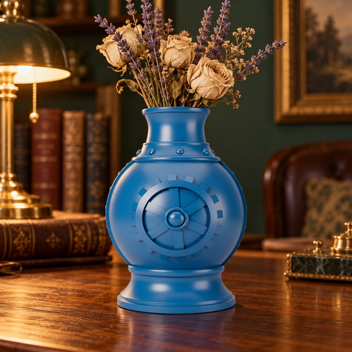 Victorian Whimsy Vase – Steampunk Gear Boiler Flower Vase - Northern Foundry