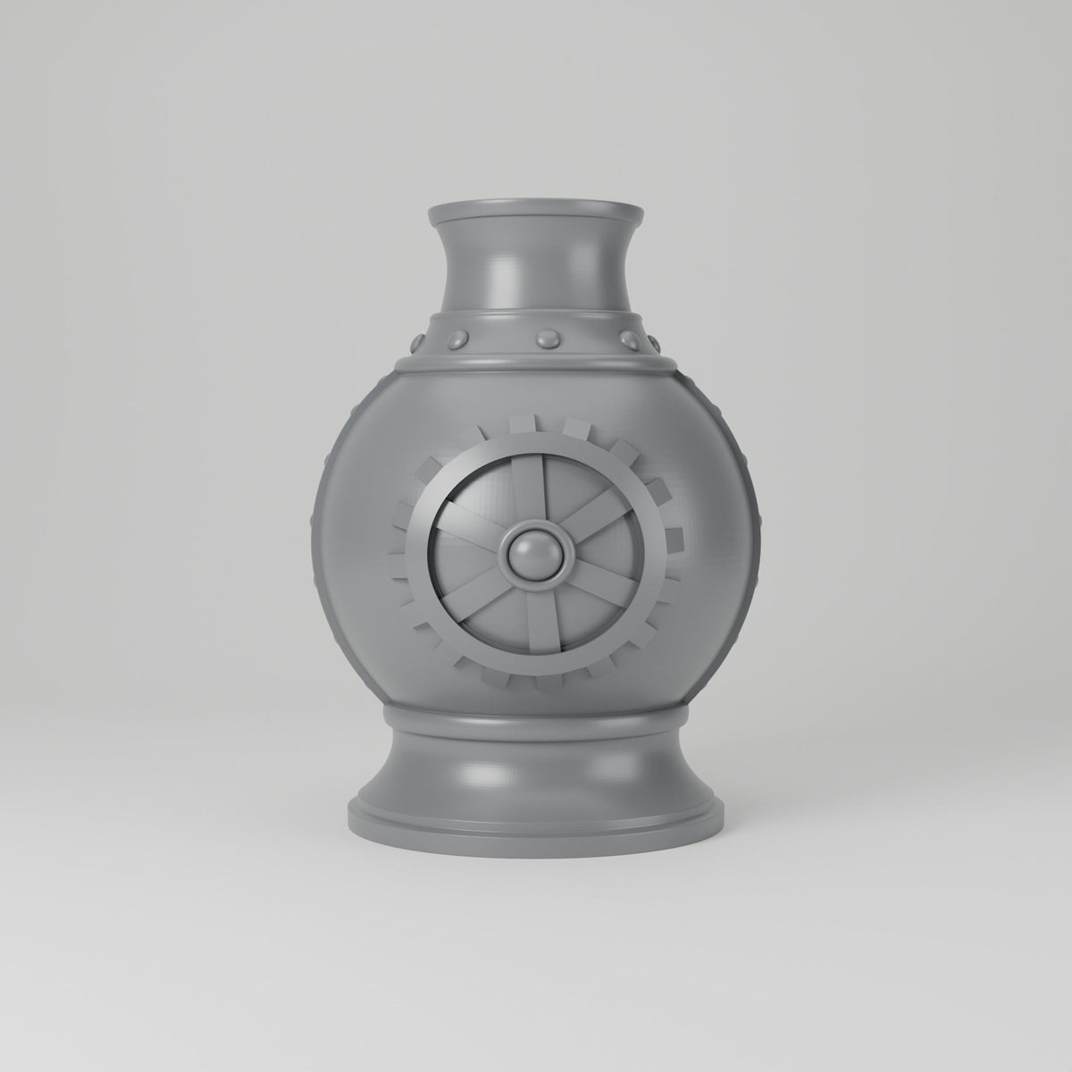 Victorian Whimsy Vase – Steampunk Gear Boiler Flower Vase - Northern Foundry