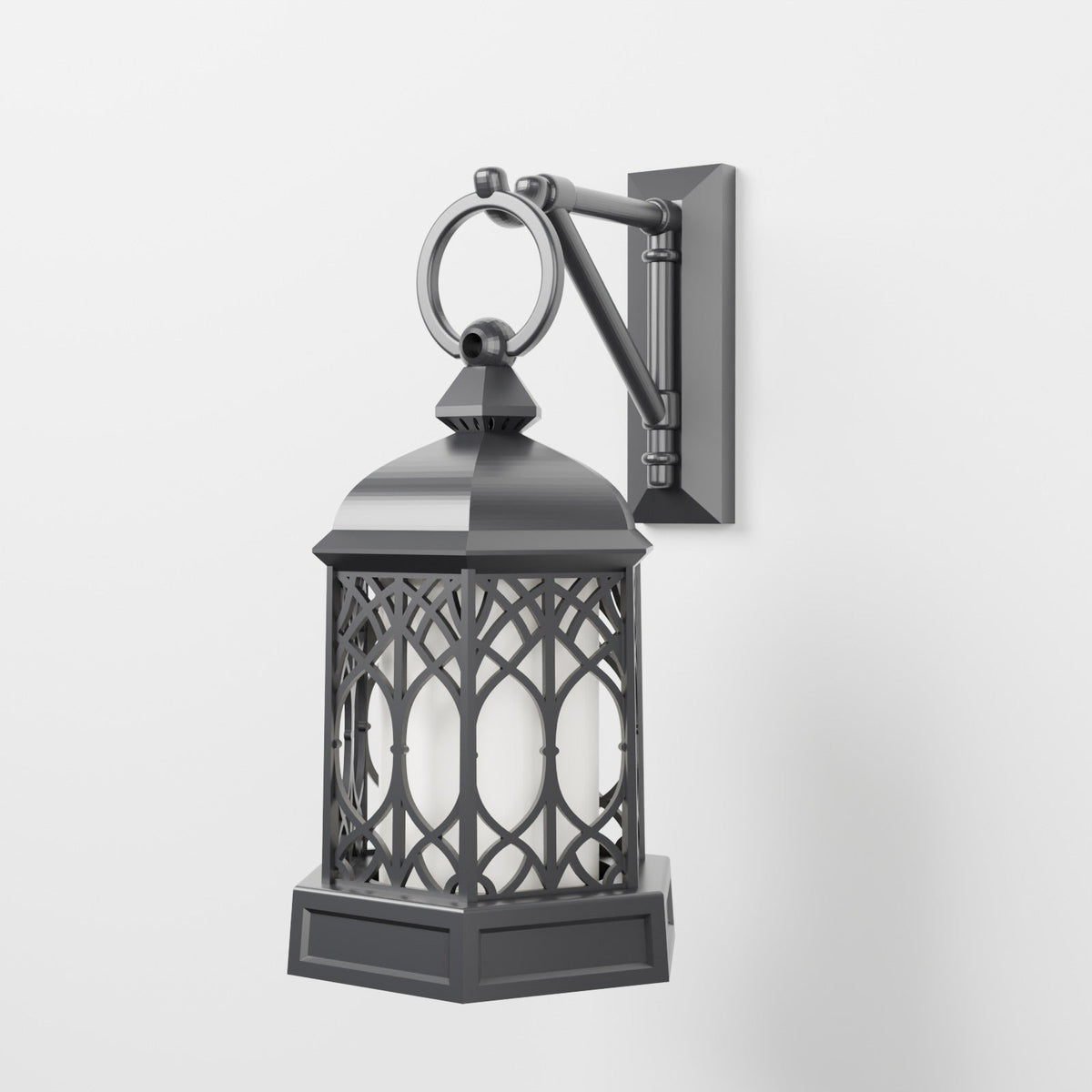 Vintage Lantern Candle Holder – Gothic Arch LED Lantern with Table Stand or Wall Bracket - Northern Foundry