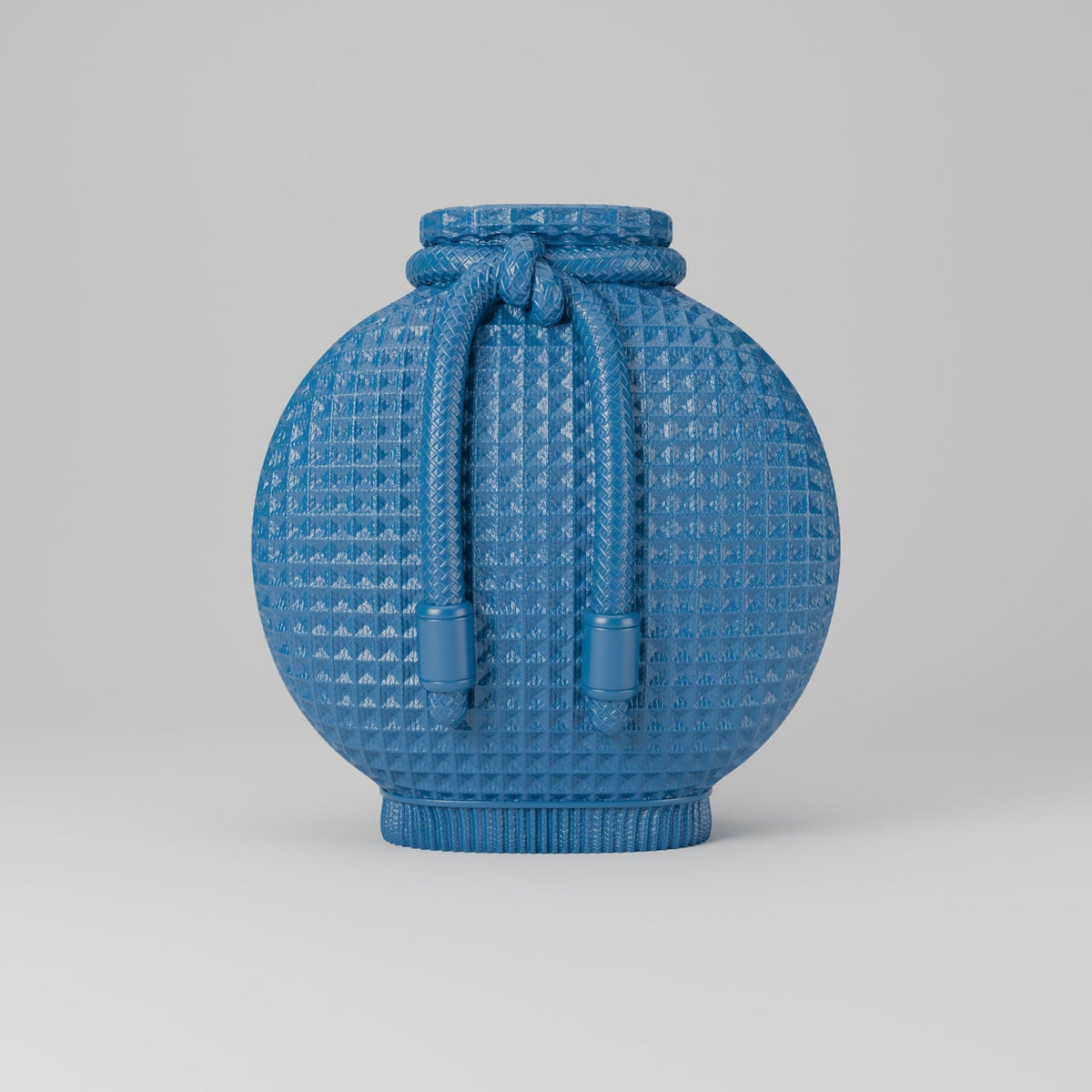 Waffle Knit Vase – Drawstring Pouch Textured Flower Vase - Northern Foundry