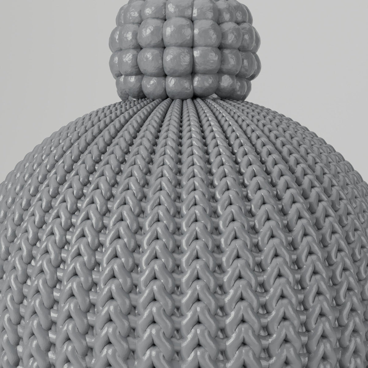 Winter Beanie Hat Jewelry Box – Knit Pom-Pom Lidded Storage Container - Northern Foundry
