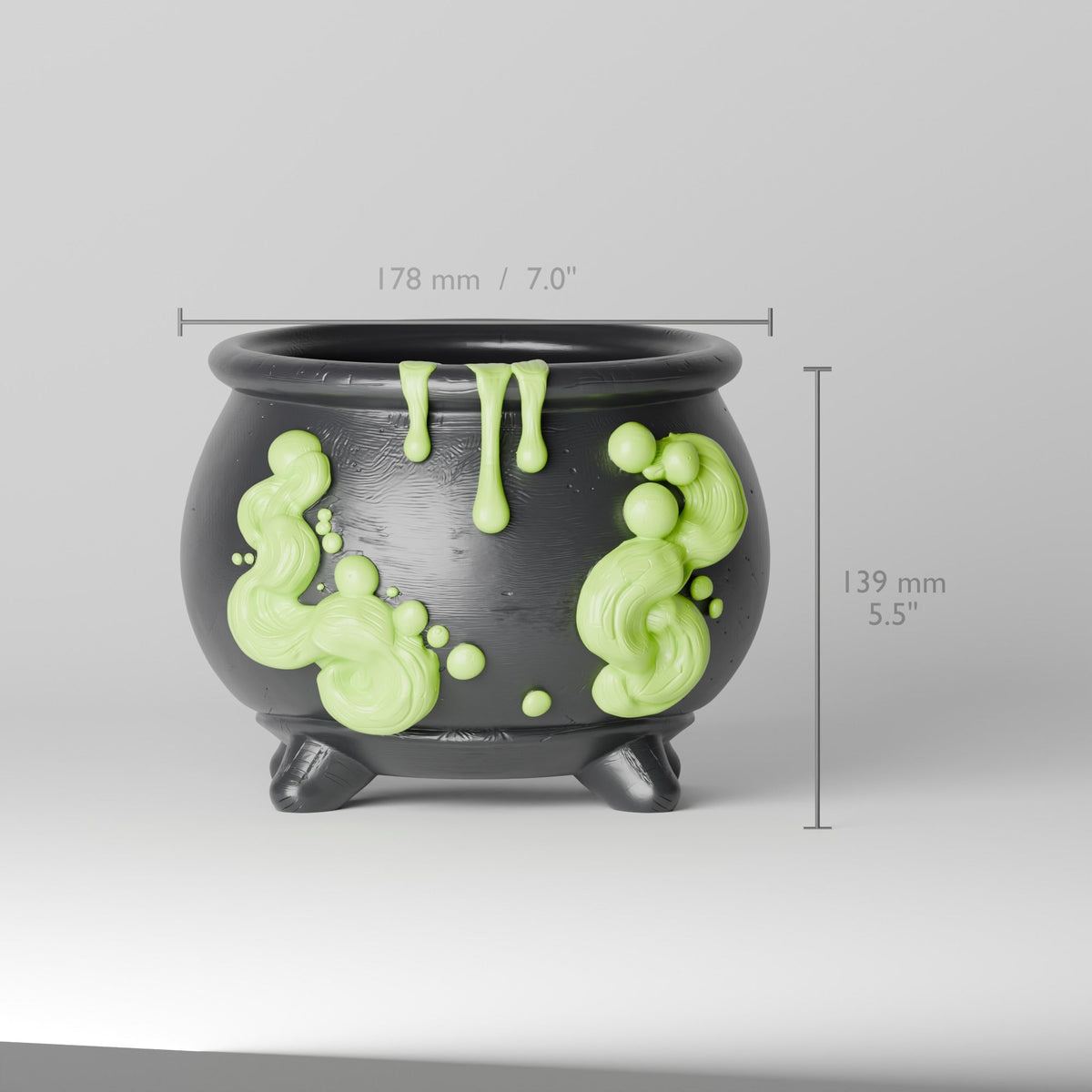 Witch Cauldron Pot – Bubbling Potion Halloween Planter & Candy Bowl - Northern Foundry