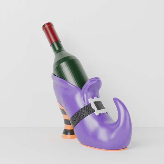 Witch Shoe Wine Bottle Holder – Halloween Wine Rack - Northern Foundry