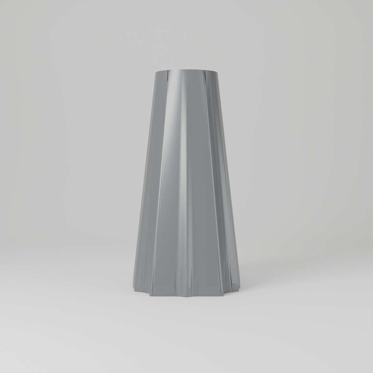 Wulkan Faceted Cone Vase – Modern Geometric Bud Vase - Northern Foundry