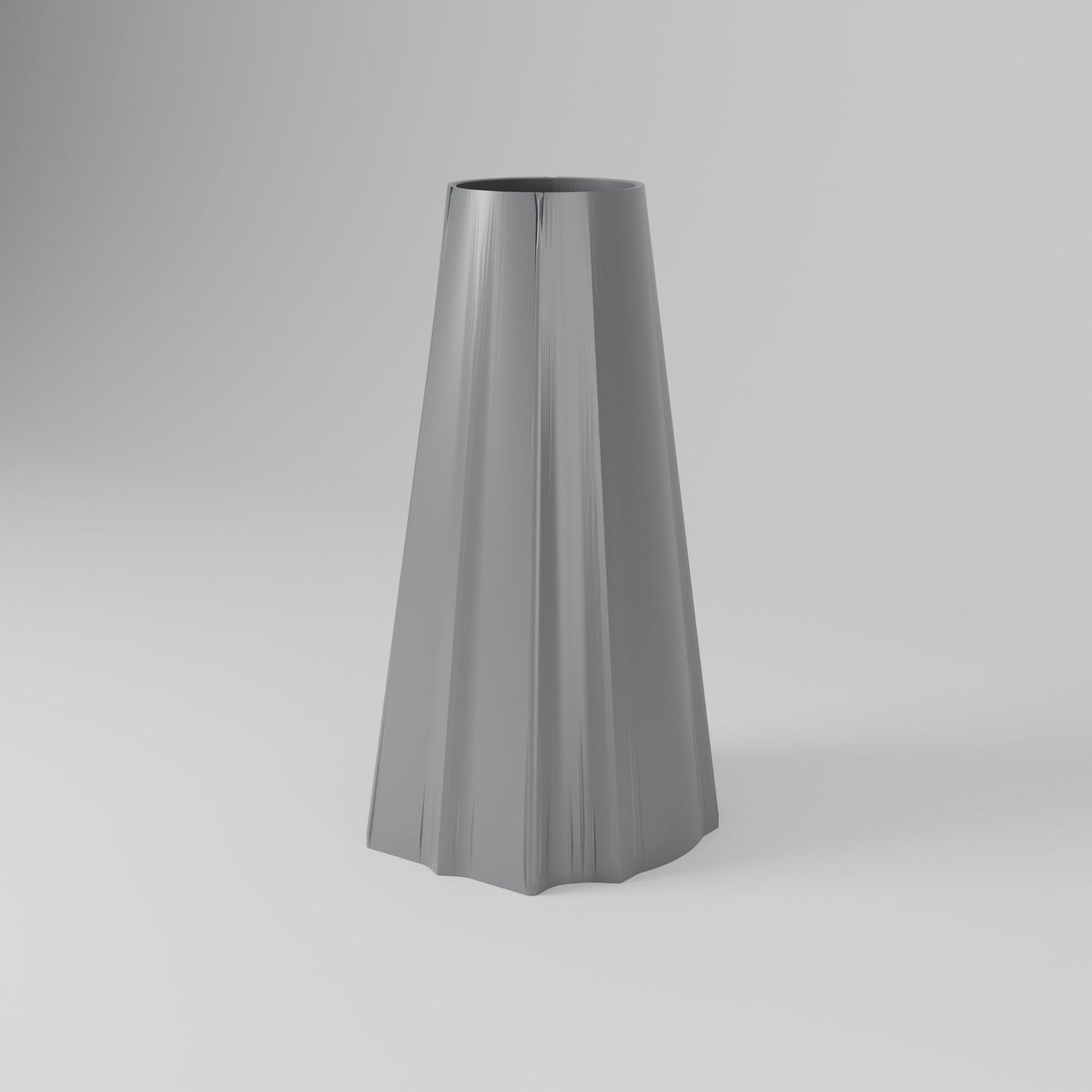 Wulkan Faceted Cone Vase – Modern Geometric Bud Vase - Northern Foundry