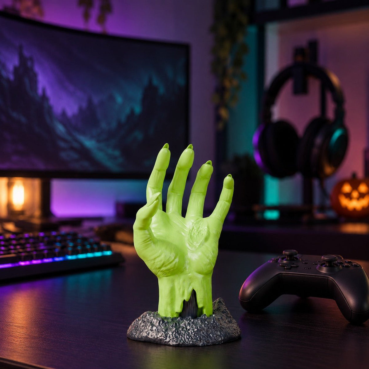 Zombie Hand Controller Stand – Horror Game Controller Holder - Northern Foundry